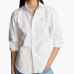Ralph Lauren Polo White Oxford Button Up